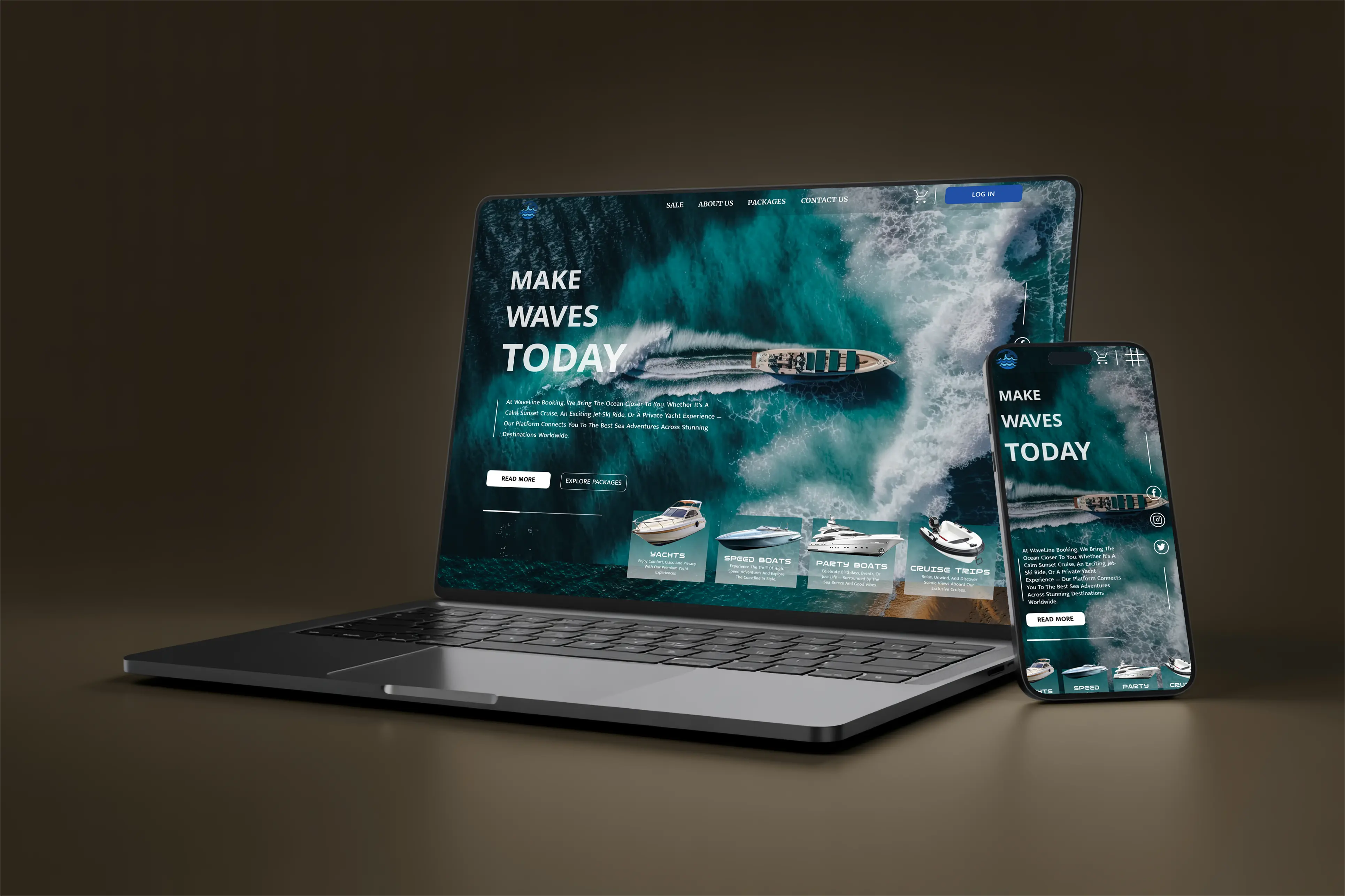 Marine — Boat Rides — Web Application