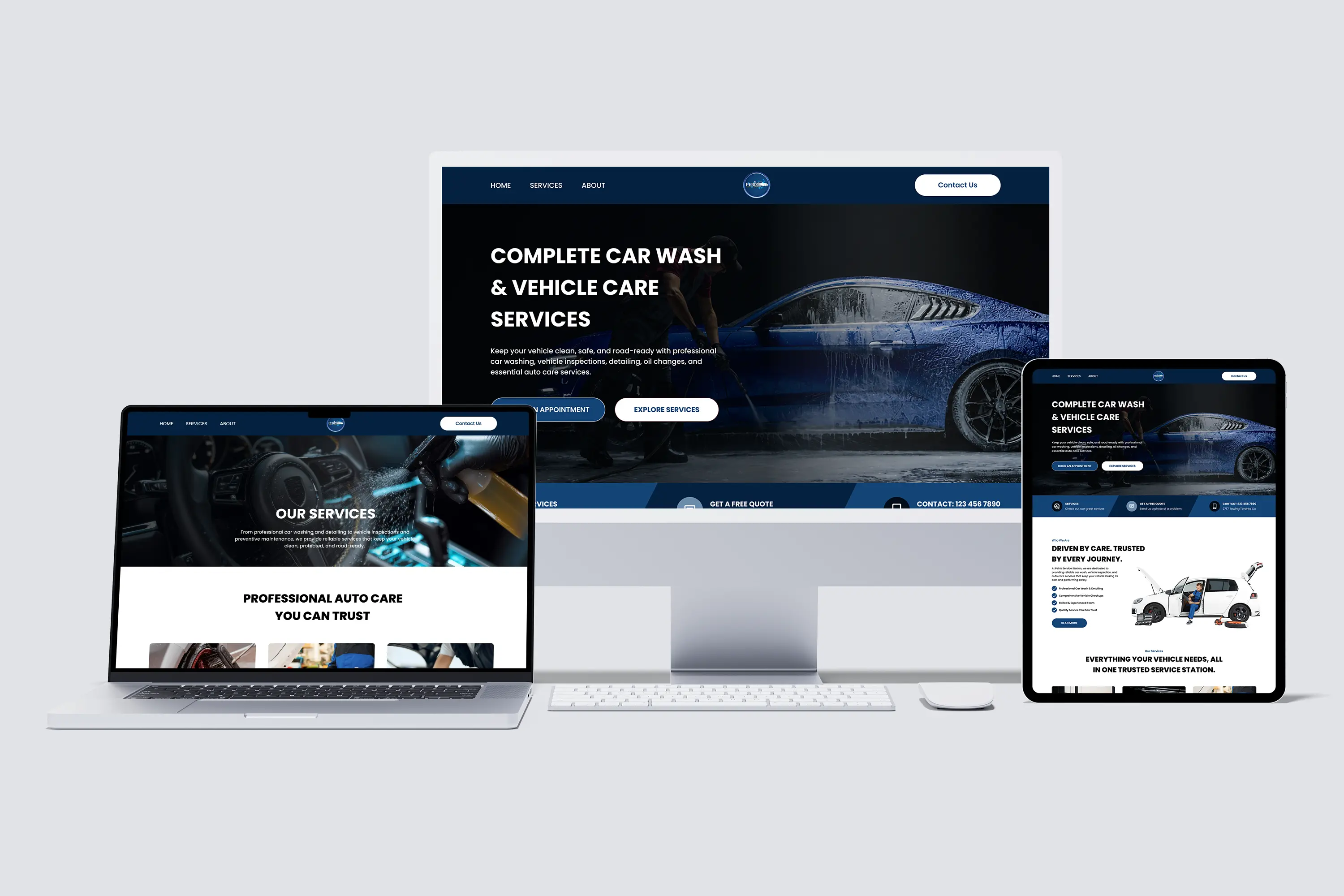 Peries Services — Web Application