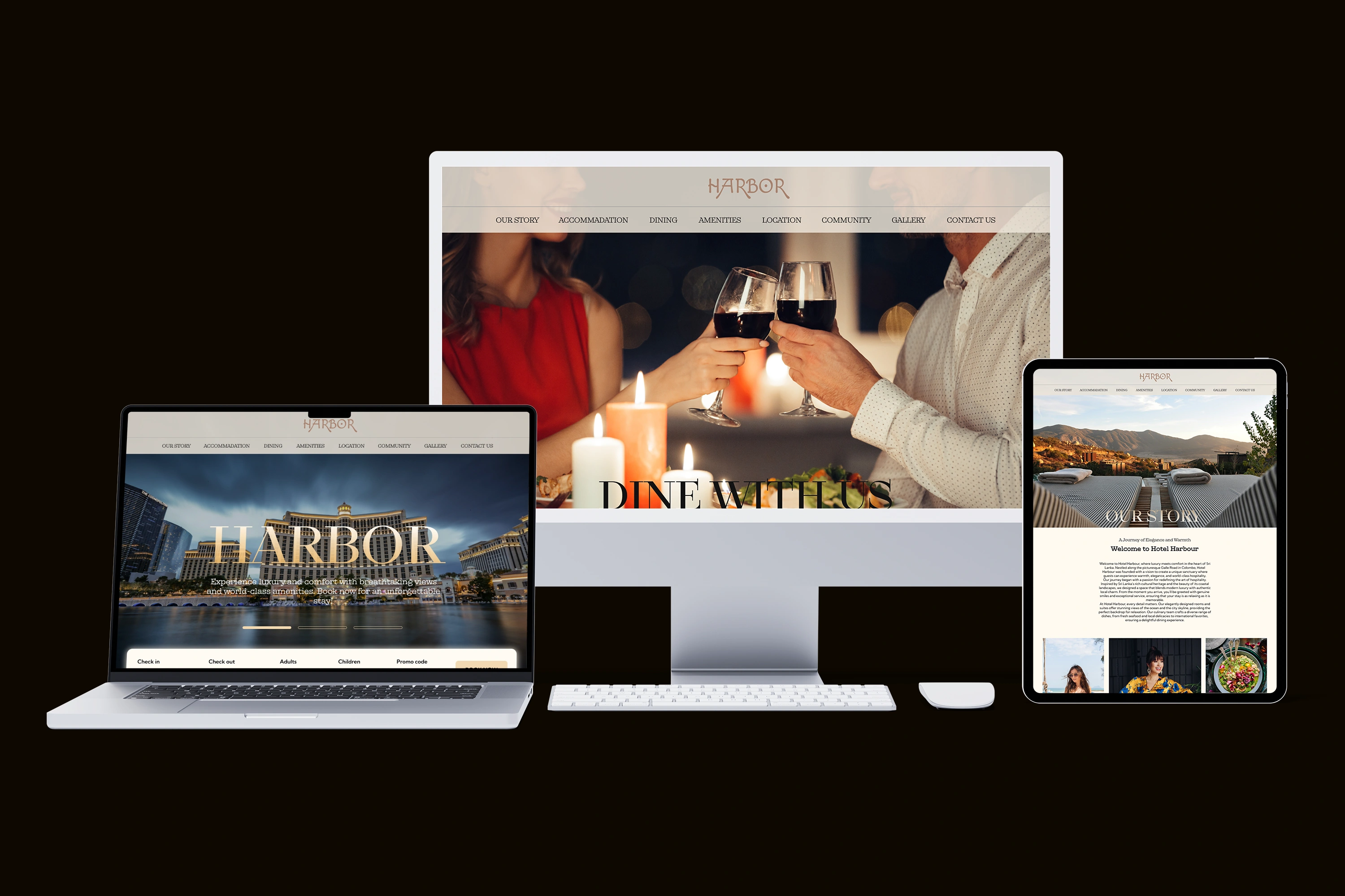 Harbor Hotel — Luxury Hotel UI