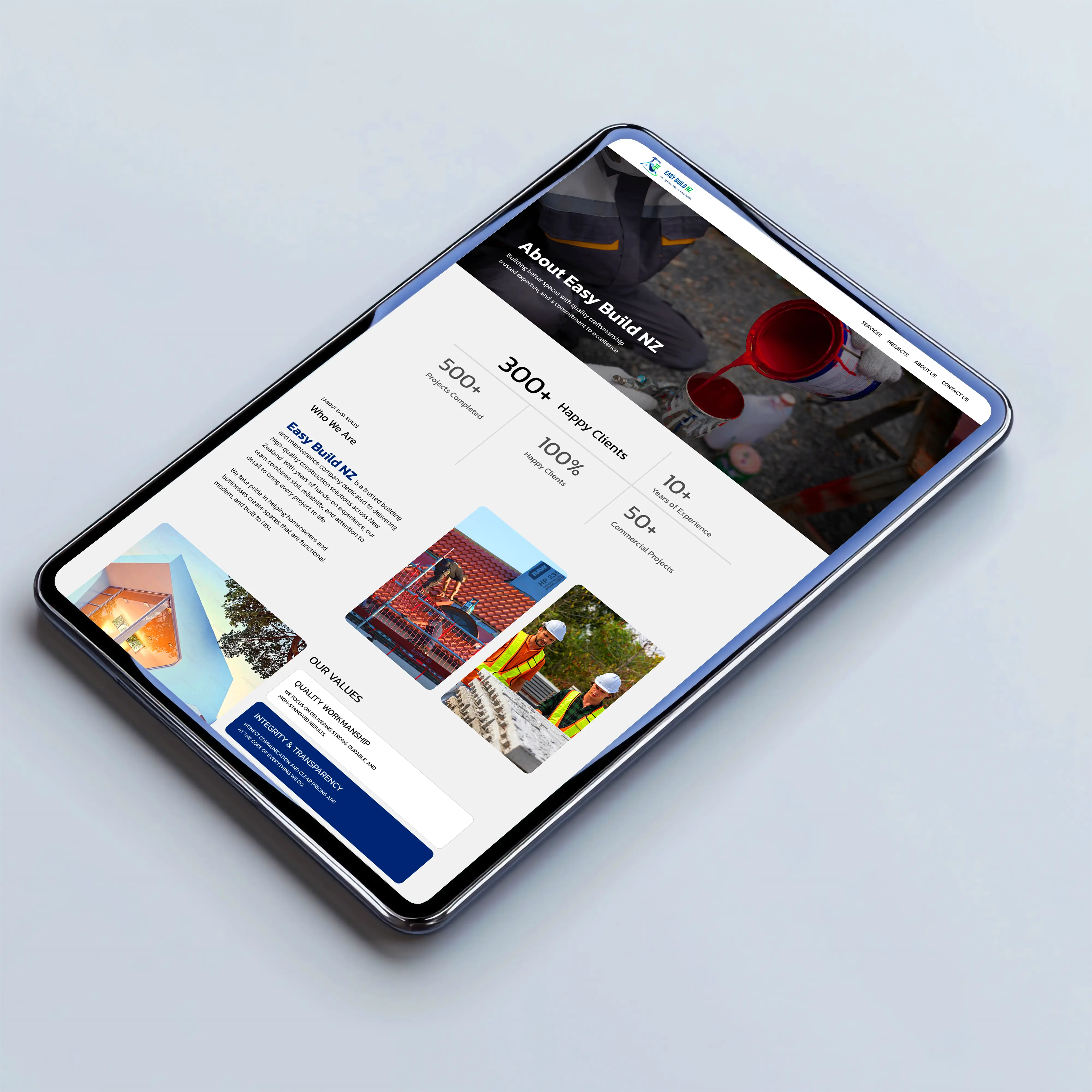 Easy Build — Maintenance UI