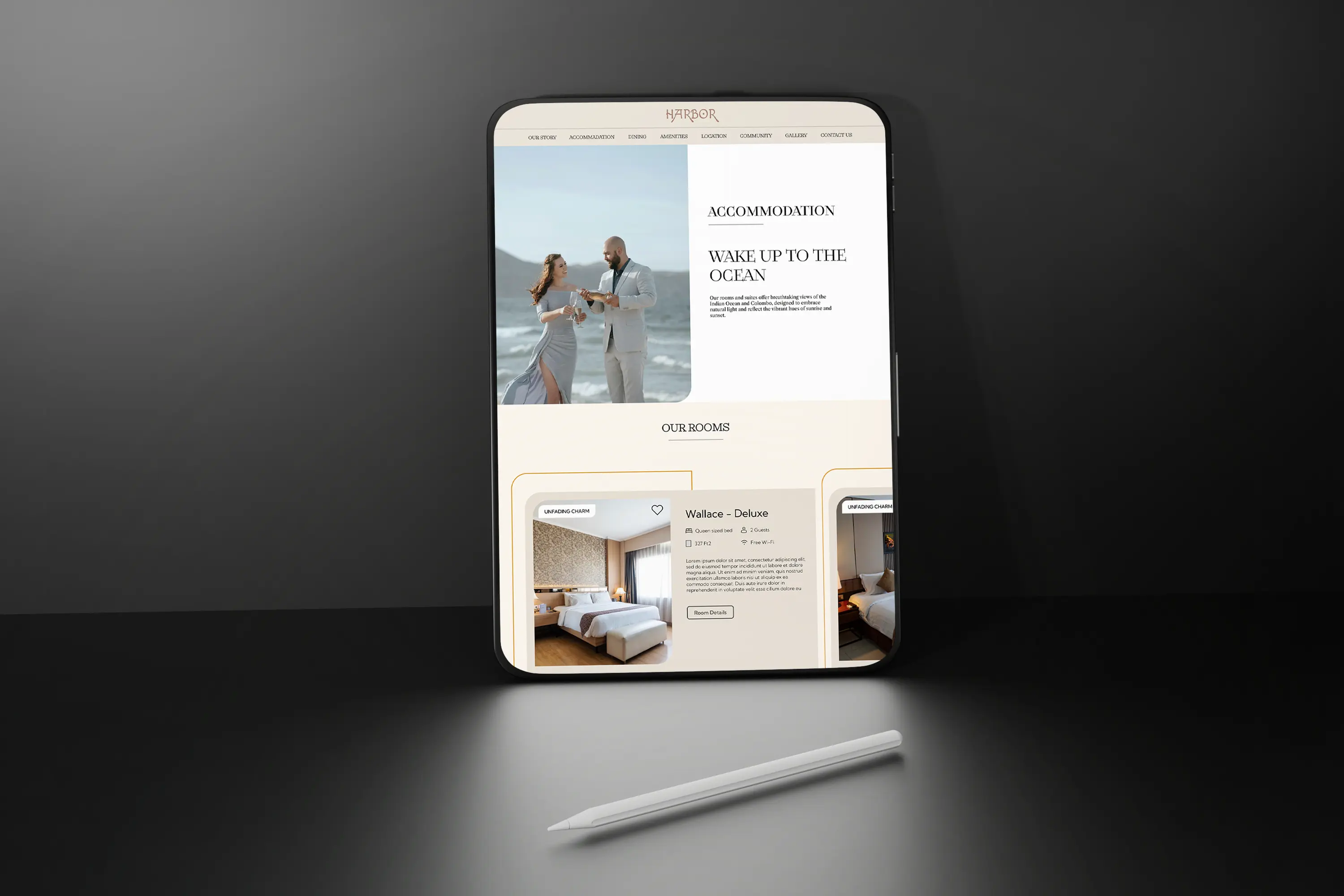 Harbor Hotel — Luxury Hotel UI