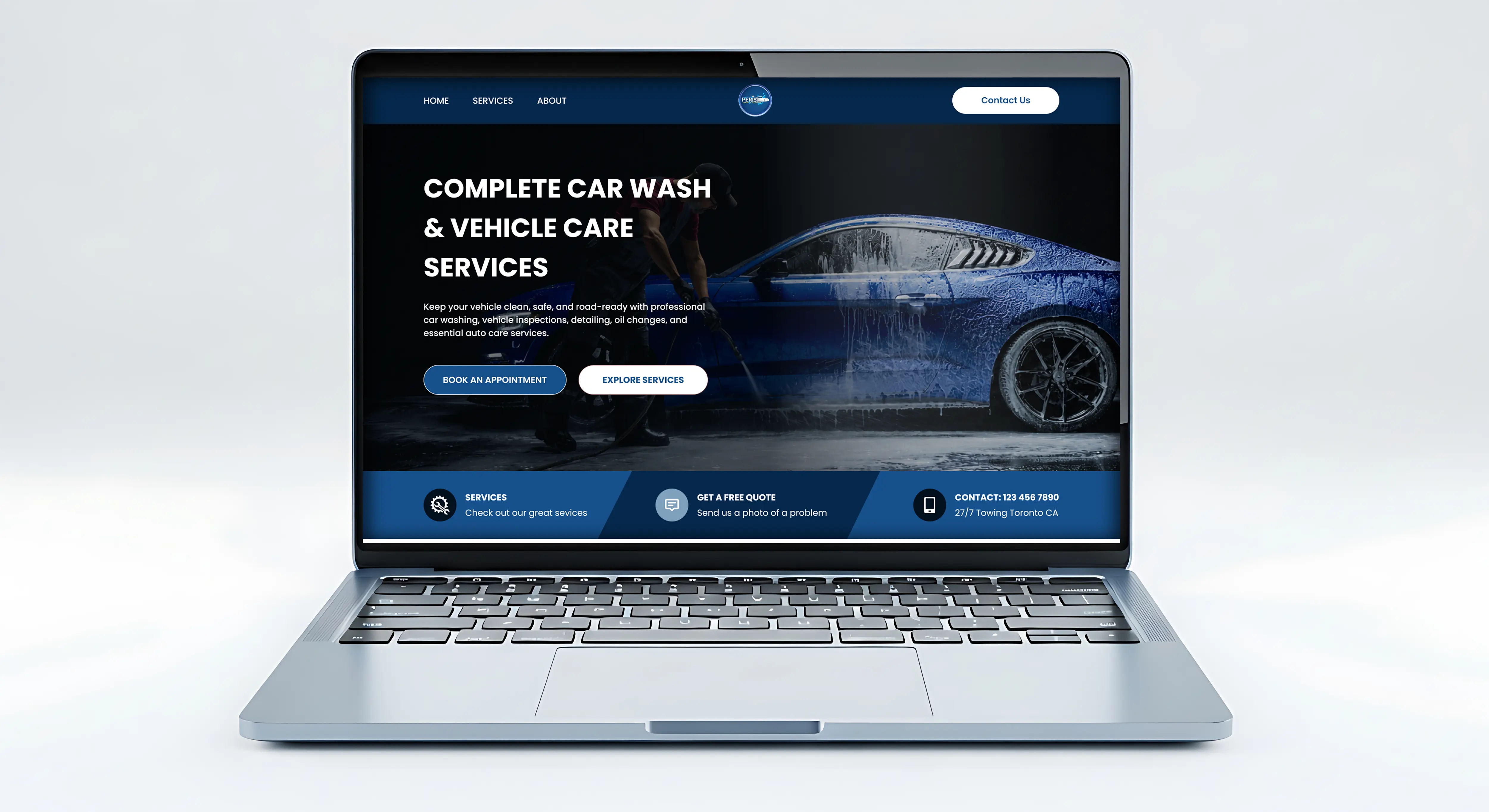 Peries Services — Web Application UI