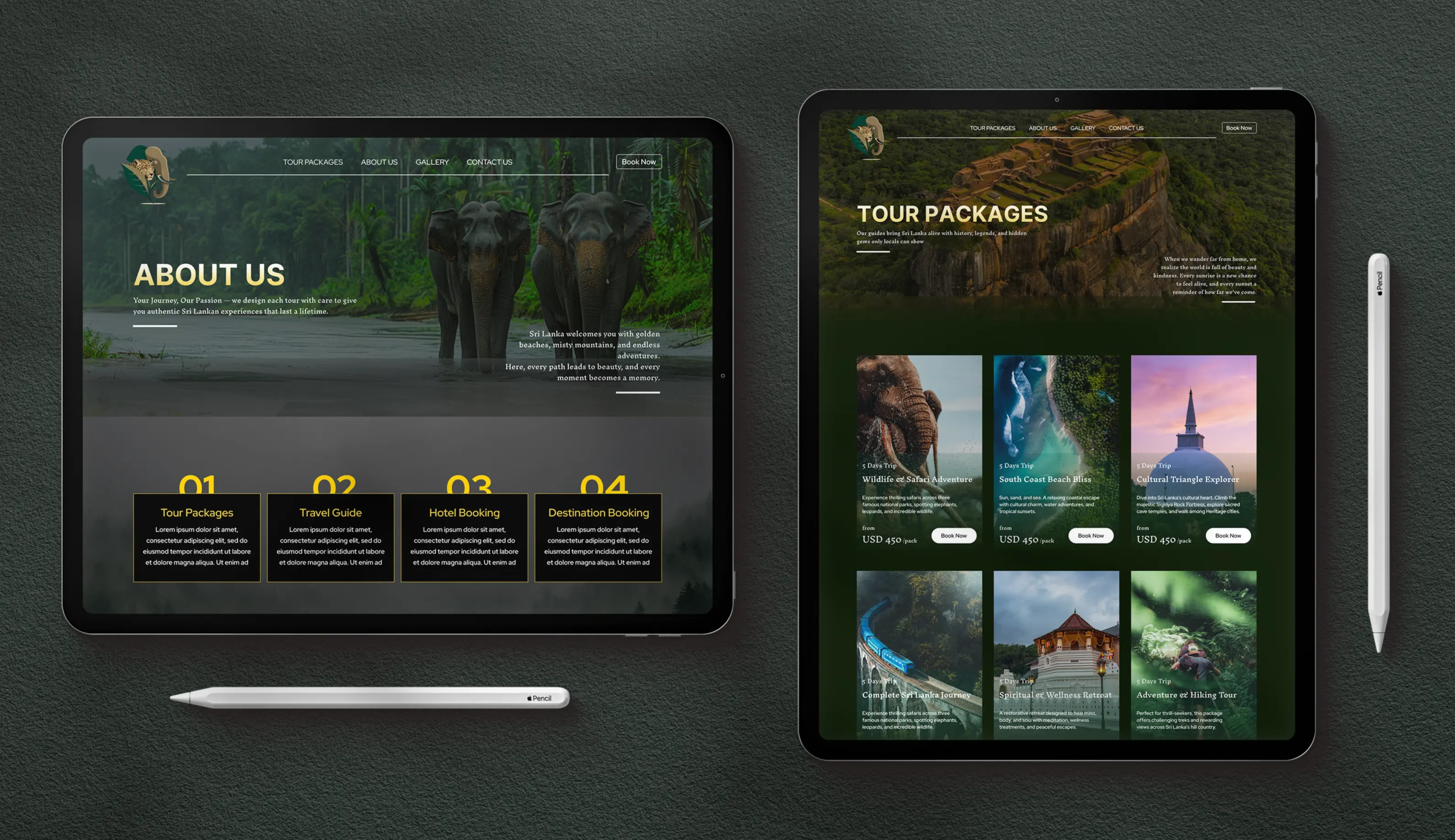 Ceylon Tours — Web Application